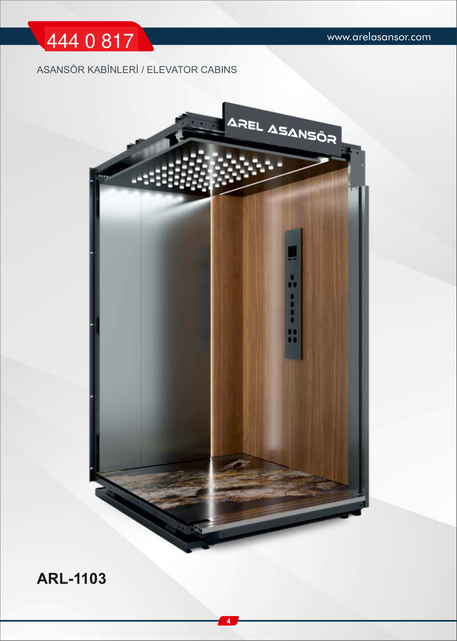 ARL-1103 asansör kabini